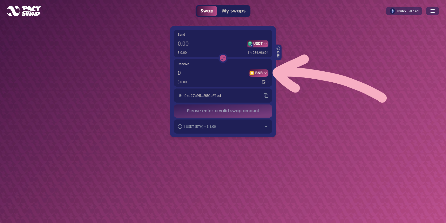 Select to token